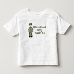 Welcome Home Daddy Army Brat (Son) Toddler T-shirt
