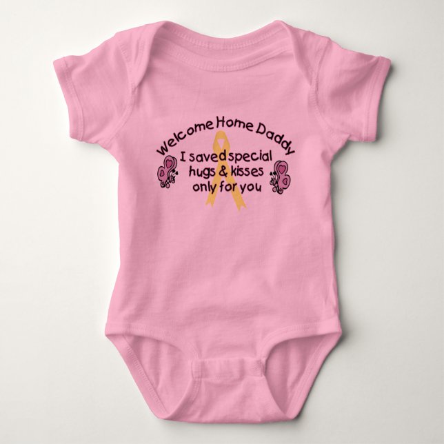 Welcome Home Daddy Baby Bodysuit (Front)