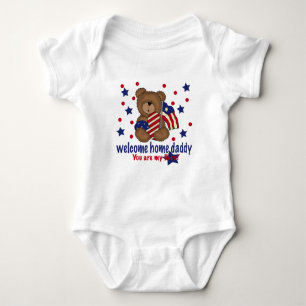Welcome Home Daddy Bear Baby Bodysuit