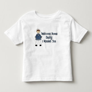 Welcome Home Daddy Navy Brat (Son) Toddler T-shirt