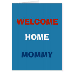Welcome Home Deployment Giant Card
