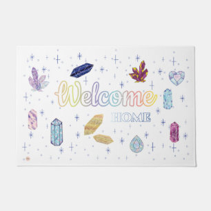 Welcome Home Diamonds Doormat