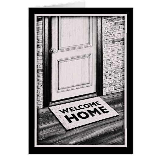 welcome home door mat photograph (Front)