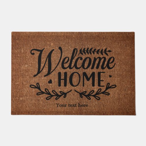 Welcome home doormat