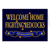 Welcome Home Fighting Redcocks (Front Horizontal)