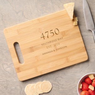 Welcome Home First Home New Home Housewarming Gift Engraved Cutting Board