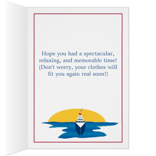 Welcome Home - From Cruise (Inside (Right))