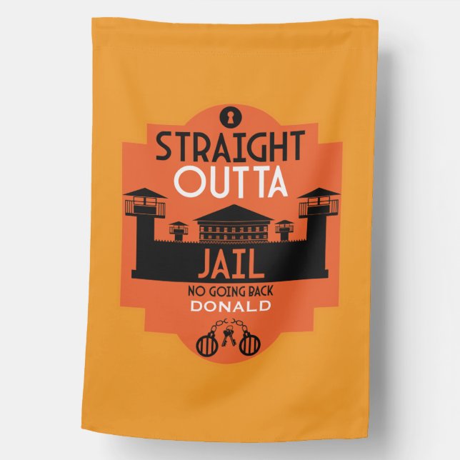 Welcome Home From Prison House Flag (Front)