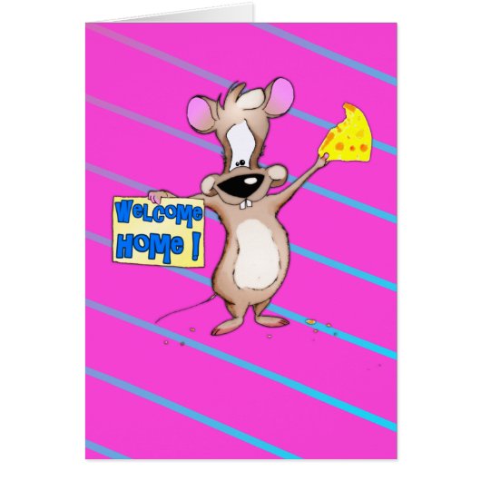 Welcome Home, from the Mouse Cards (Front)