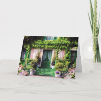 Welcome Home Garden Facade Card