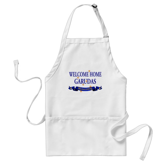 Welcome Home Garudas Adult Apron (Front)