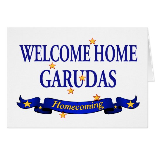 Welcome Home Garudas Cards (Front Horizontal)