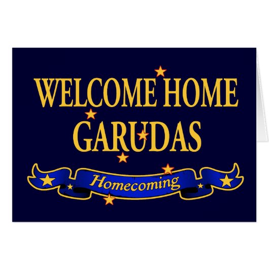 Welcome Home Garudas Cards (Front Horizontal)