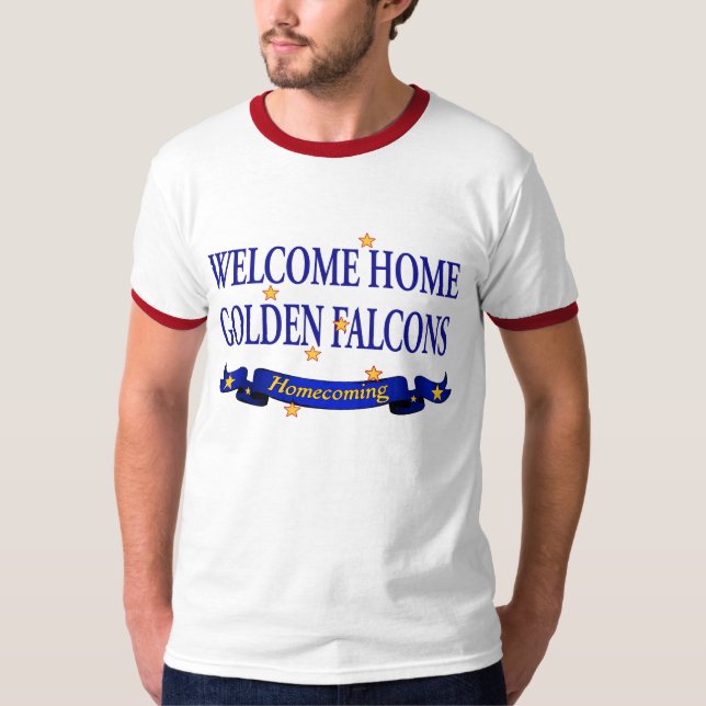 Welcome Home Golden Falcons T-Shirt (Front)