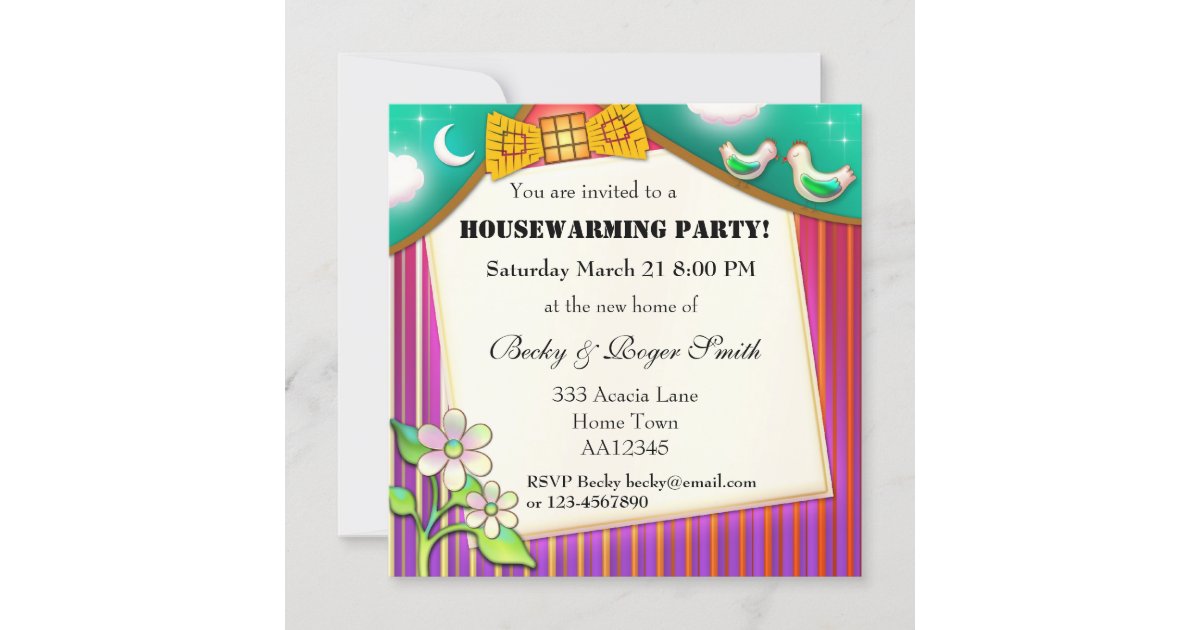 Welcome Home Housewarming Party Invitation