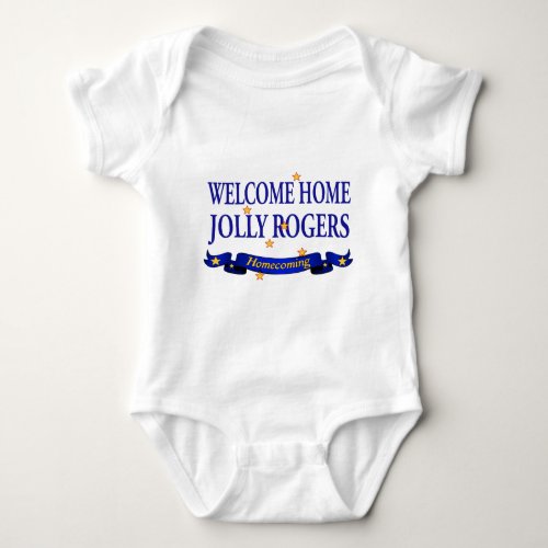 Welcome Home Jolly Rogers Baby Bodysuit