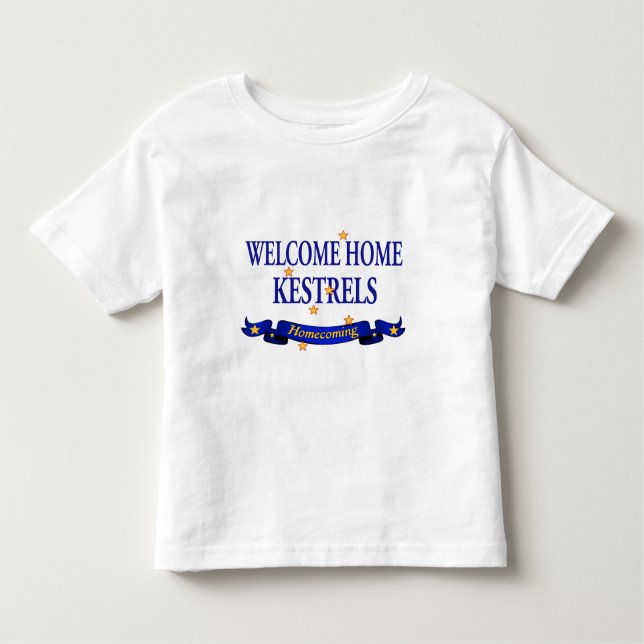 Welcome Home Kestrels Toddler T-shirt (Front)