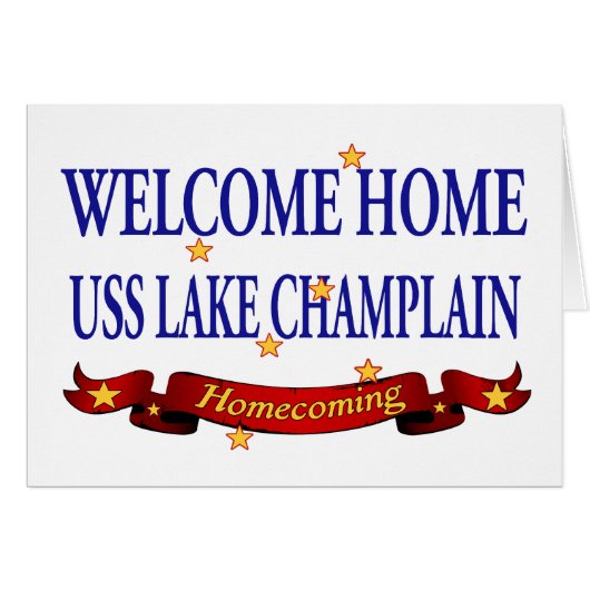 Welcome Home Lake Champlain Cards (Front Horizontal)