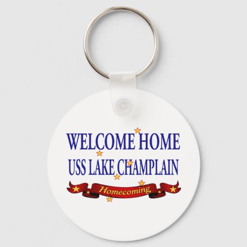 Welcome Home Lake Champlain Keychain