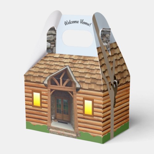 Welcome Home Log Cabin Realtor Gift Box