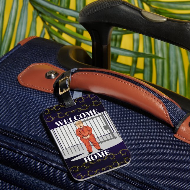 Welcome Home Luggage Tag (Front Insitu 1)
