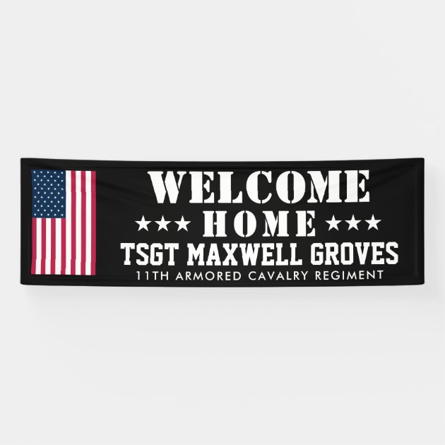 Welcome Home Military Banner With USA Flag Zazzle   Welcome Home Military Banner With Usa Flag R704bed3c60ed4cb0a3c091b15f30494c Jjze8 630 