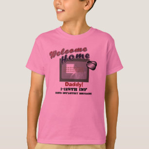 Welcome Home Military Custom Photo T-Shirt