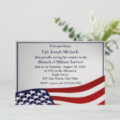 Welcome Home  Military Invitation 