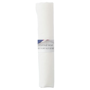 Welcome Home Military Party Patriotic Napkin Bands
