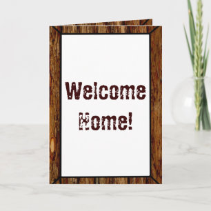 Welcome Home Military Thank You Card