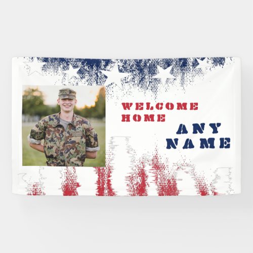 Welcome Home Military Veteran Photo  Banner