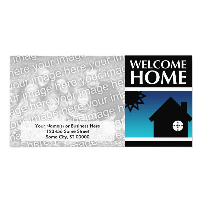 welcome home (mod sunset) card (Front)