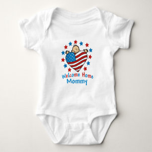 Welcome Home Mommy Baby Heart Baby Bodysuit