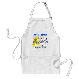 Welcome Home My Soldier My Hero Adult Apron