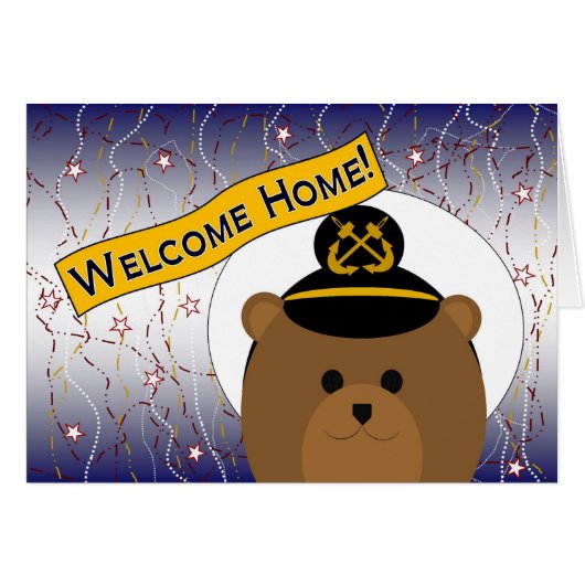 Welcome Home - Navy Cards (Front Horizontal)