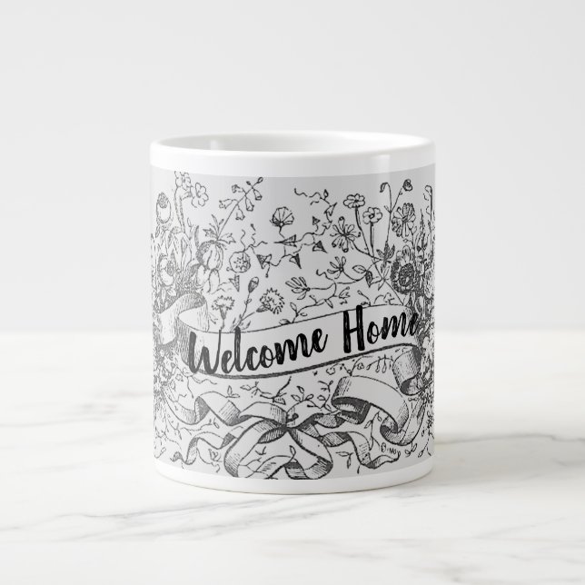 Welcome Home New Home Buyer Realtor Realty Giant Coffee Mug (Front)