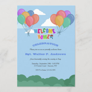 Welcome Home Party Invitation