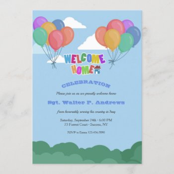 Welcome Home Party Invitation by CottonLamb at Zazzle