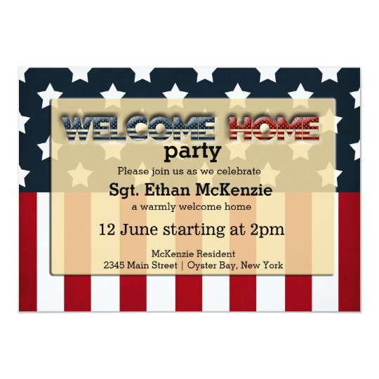 Welcome Home party Invitation | Zazzle.com