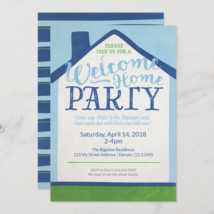 Welcome Home Party Invitation | Zazzle.com