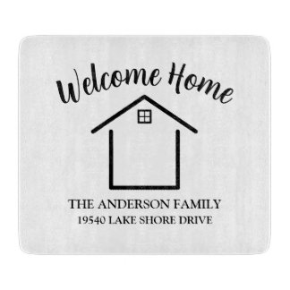 Welcome Home Personalized Keepsake Cutting Board