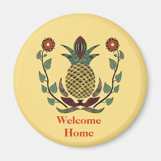Welcome Home Pineapple Magnet