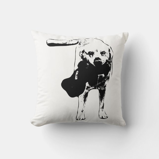 Welcome Home – Plush-Bear Escort Throw Pillow (Front)