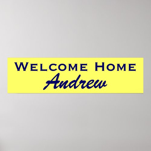 Welcome Home Poster