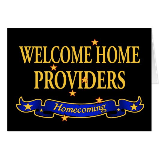 Welcome Home Providers Cards (Front Horizontal)