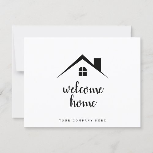 Welcome Home Real Estate Card