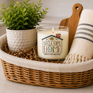Welcome Home Real Estate Client Scented Candle