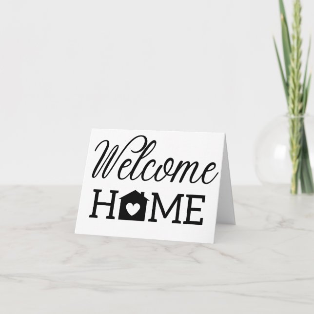 Welcome Home! Real Estate | Construction Card (Front)