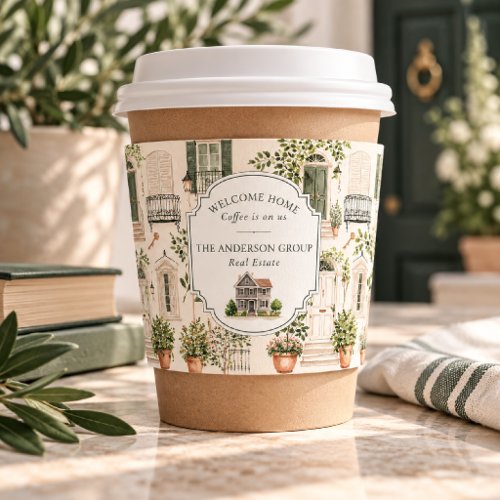 Welcome Home Realtor Open House Coffee Cup Sleeve