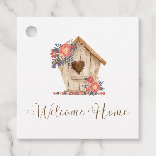 Welcome Home Realtor Personalized  Favor Tags